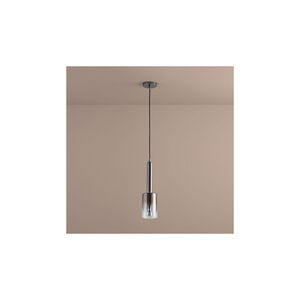 Spindle 1 Light 5 inch Coffee Ombre Pendant Ceiling Light