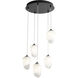 Vivo LED 15.25 inch Black Pendant Ceiling Light