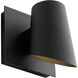 Pilot LED 6 inch Black Outdoor Wall Sconce