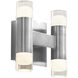 Alarum 4 Light 8 inch Satin Nickel Sconce Wall Light