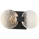 Axiom 2 Light 13 inch Black Wall Sconce Wall Light