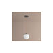 Luna LED 8 inch Oiled Bronze Pendant Ceiling Light in 3000K