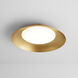 Bongo LED 19.75 inch Aged Brass Flush Mount Ceiling Light