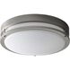 Oracle 2 Light 18 inch Satin Nickel Flush Mount Ceiling Light
