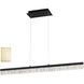 Landon 1 Light 40 inch Aged Brass Linear Pendant Ceiling Light