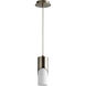 Ellipse LED 4 inch Satin Nickel Pendant Ceiling Light