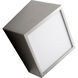 Zeta 1 Light 7 inch Satin Nickel Sconce Wall Light