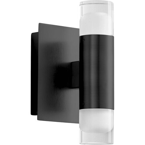 Alarum 2 Light 6 inch Black Sconce Wall Light