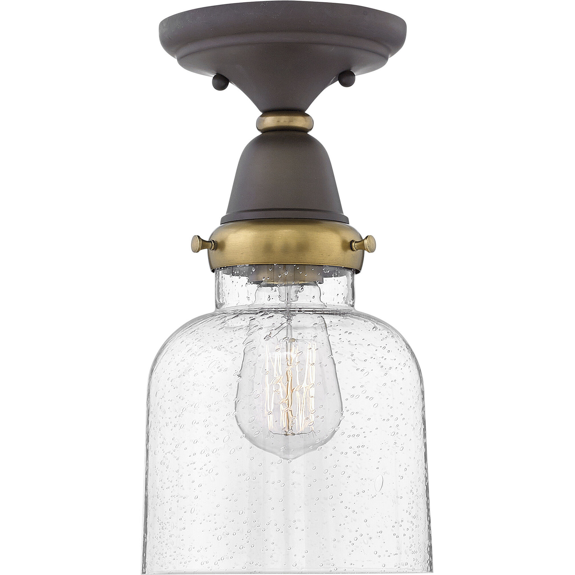 Academy 1 Light 6.50 inch Flush Mount