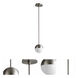 Mondo LED 6 inch Satin Nickel Pendant Ceiling Light