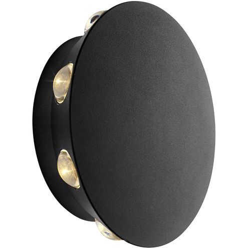 Rickie LED 6 inch Black Outdoor Wall Sconce