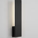 Icon 1 Light 20 inch Black Outdoor Wall Sconce