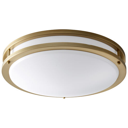 Oracle 1 Light 18 inch Black Flush Mount Ceiling Light