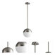 Mondo LED 10 inch Black Pendant Ceiling Light in 3000K