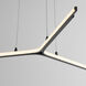 Estrella LED 40 inch Black Pendant Ceiling Light