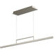 Stylus LED 48 inch White Linear Pendant Ceiling Light