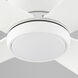 Myriad 56 inch White with Studio White Blades Ceiling Fan