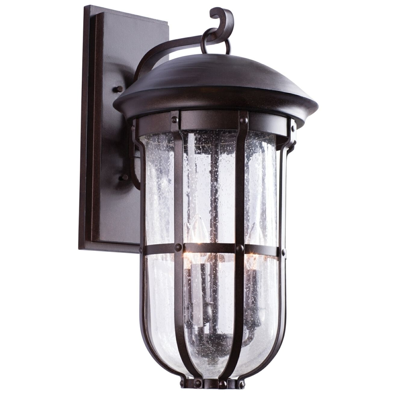 Kalco Emerson 3 Light 22 inch Burnished Bronze Outdoor Wall Sconce 404322BB - Open Box