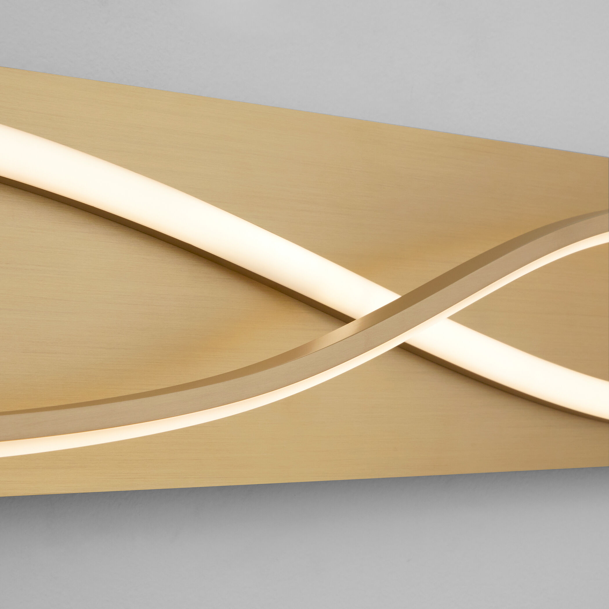 Hyperion 2 Light 34 inch Aged Brass Vanity Light Wall Light