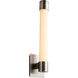 Zenith LED 4 inch Satin Nickel Sconce Wall Light
