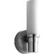Pebble 1 Light 6 inch Satin Nickel Sconce Wall Light