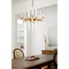 Miro LED 26 inch Aged Brass Pendant Ceiling Light