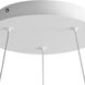 Roswell LED 15.75 inch Aged Brass Pendant Ceiling Light