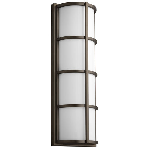 Leda 2 Light 22 inch Oiled Bronze Outdoor Wall Sconce