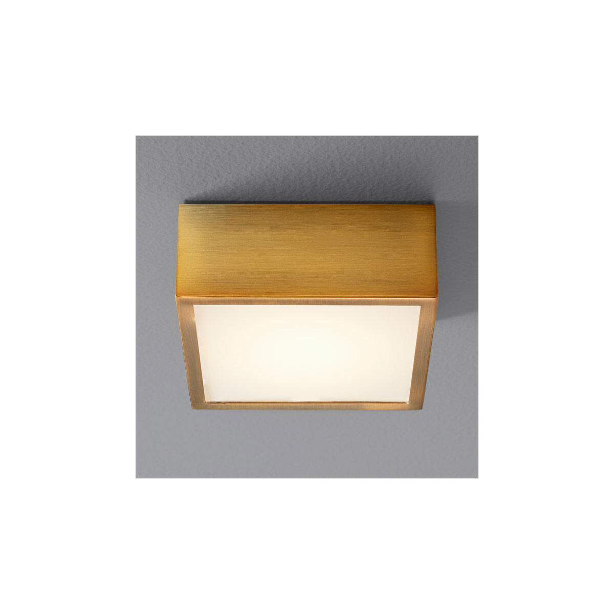 Pyxis 1 Light 5 inch Aged Brass Flush Mount Ceiling Light