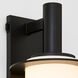Janus 18 inch Black Outdoor Wall Lantern