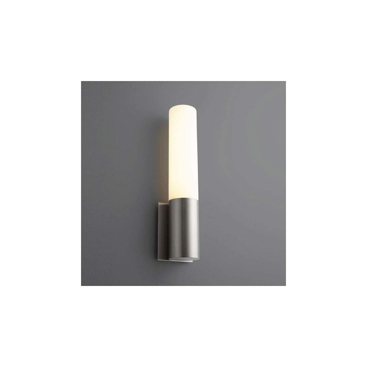 Magnum 1 Light 5 inch Satin Nickel Sconce Wall Light