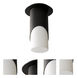 Ellipse LED 6 inch Black Flush Mount Ceiling Light