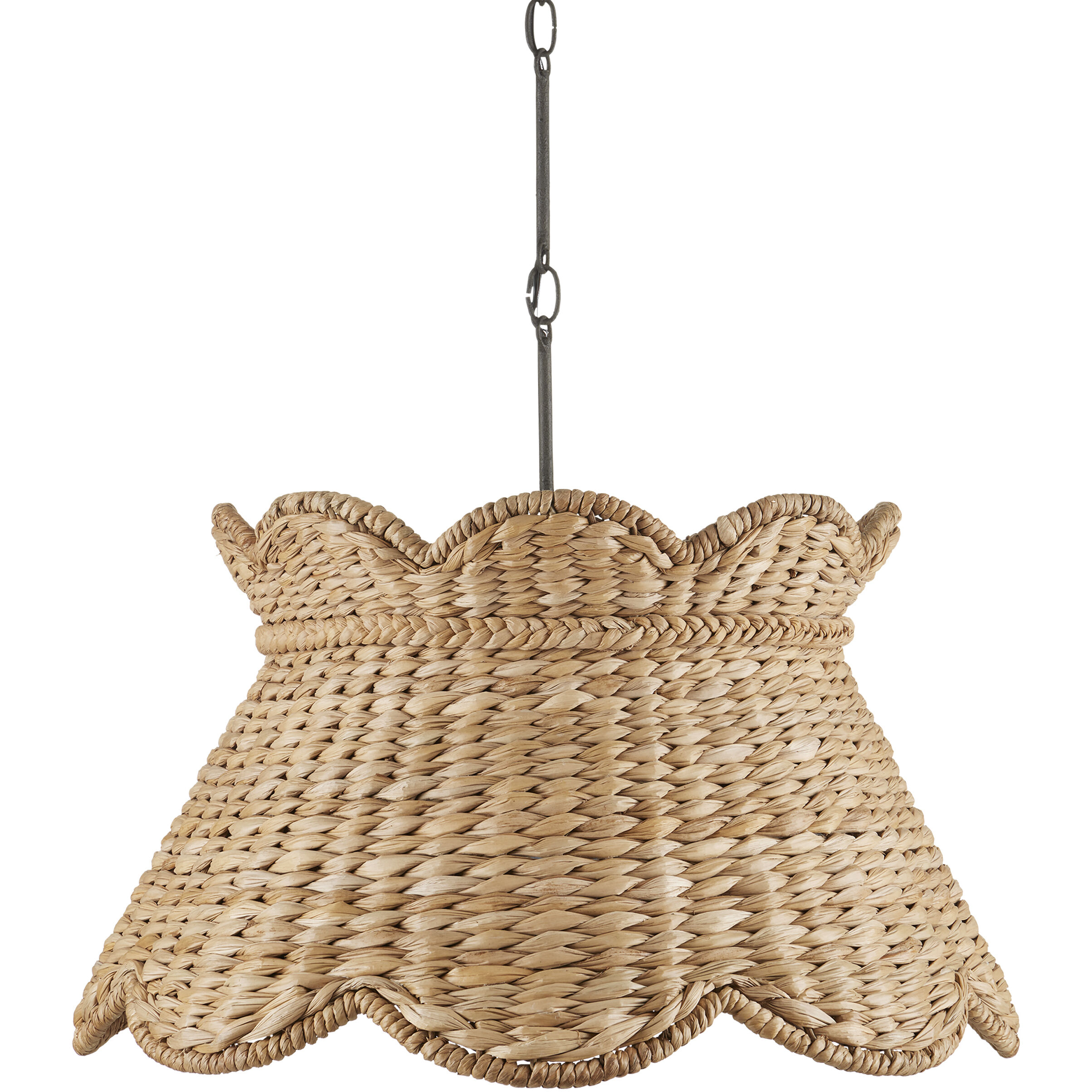 Annabelle 1 Light 24.25 inch Natural Pendant Ceiling Light, Large, Suzanne Duin Collection