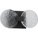 Axiom 2 Light 13 inch Black Wall Sconce Wall Light