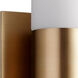 Magneta 1 Light 5 inch Aged Brass Sconce Wall Light