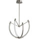 Utopia LED 28 inch Satin Nickel Pendant Ceiling Light