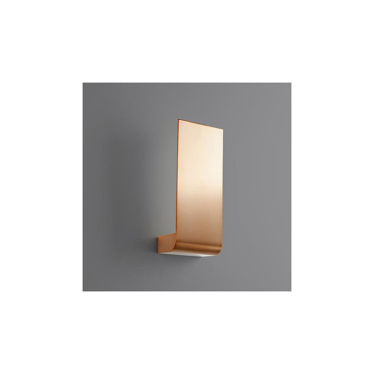 Halo LED 6 inch Satin Copper Sconce Wall Light
