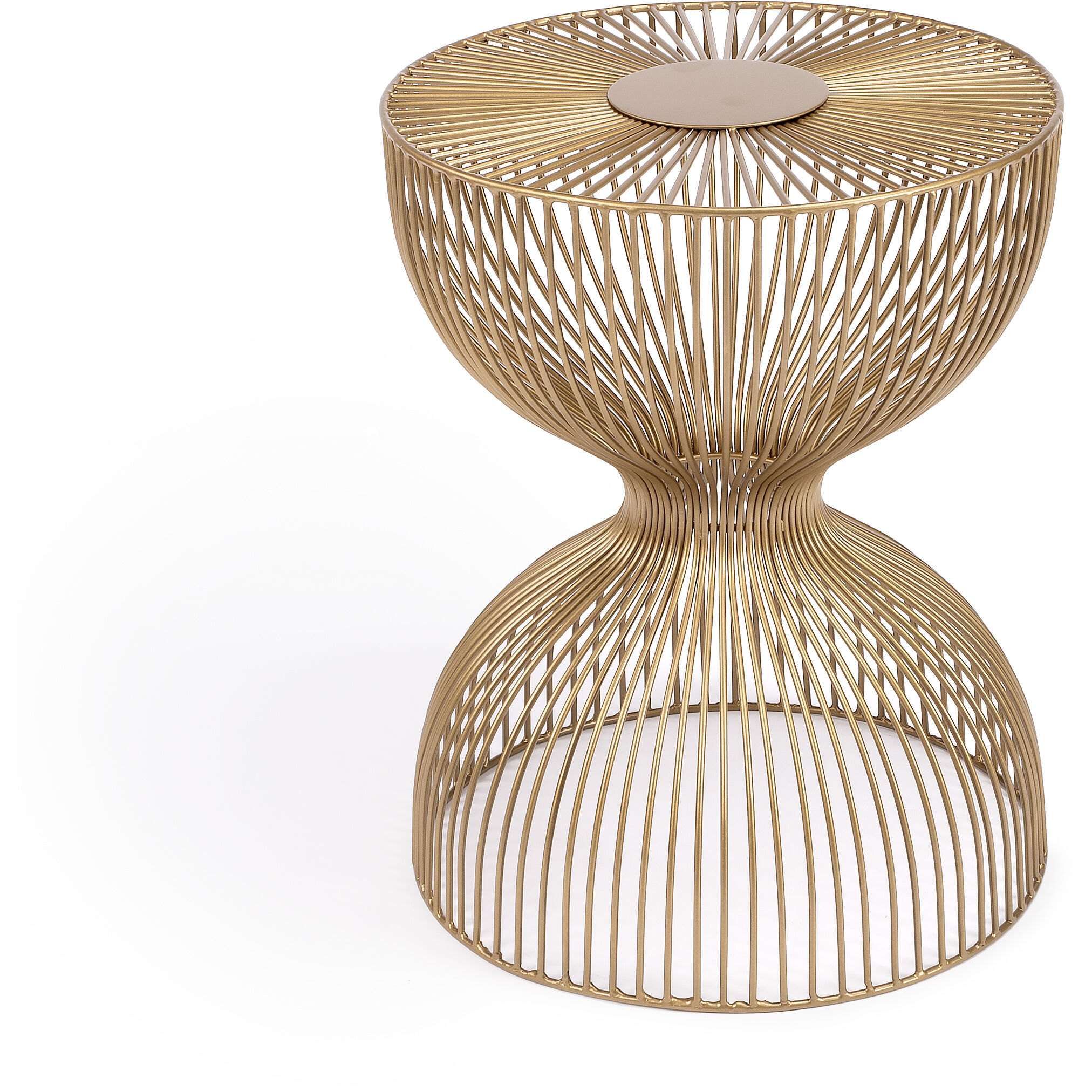 Nicholas Gold Metal End or Side Table