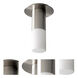 Pilar LED 6 inch Satin Nickel Flush Mount Ceiling Light