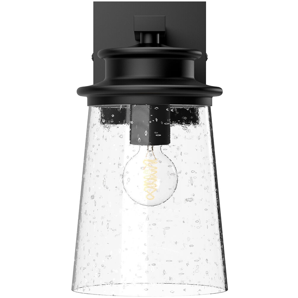 Alora Mood Quincy 1 Light 11.25 inch Textured Black Exterior Wall Sconce
