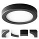 Elite LED 7 inch Black Flush Mount Ceiling Light