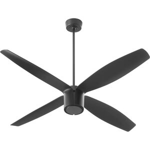 Samaran 60 inch Black with Matte Black Blades Ceiling Fan