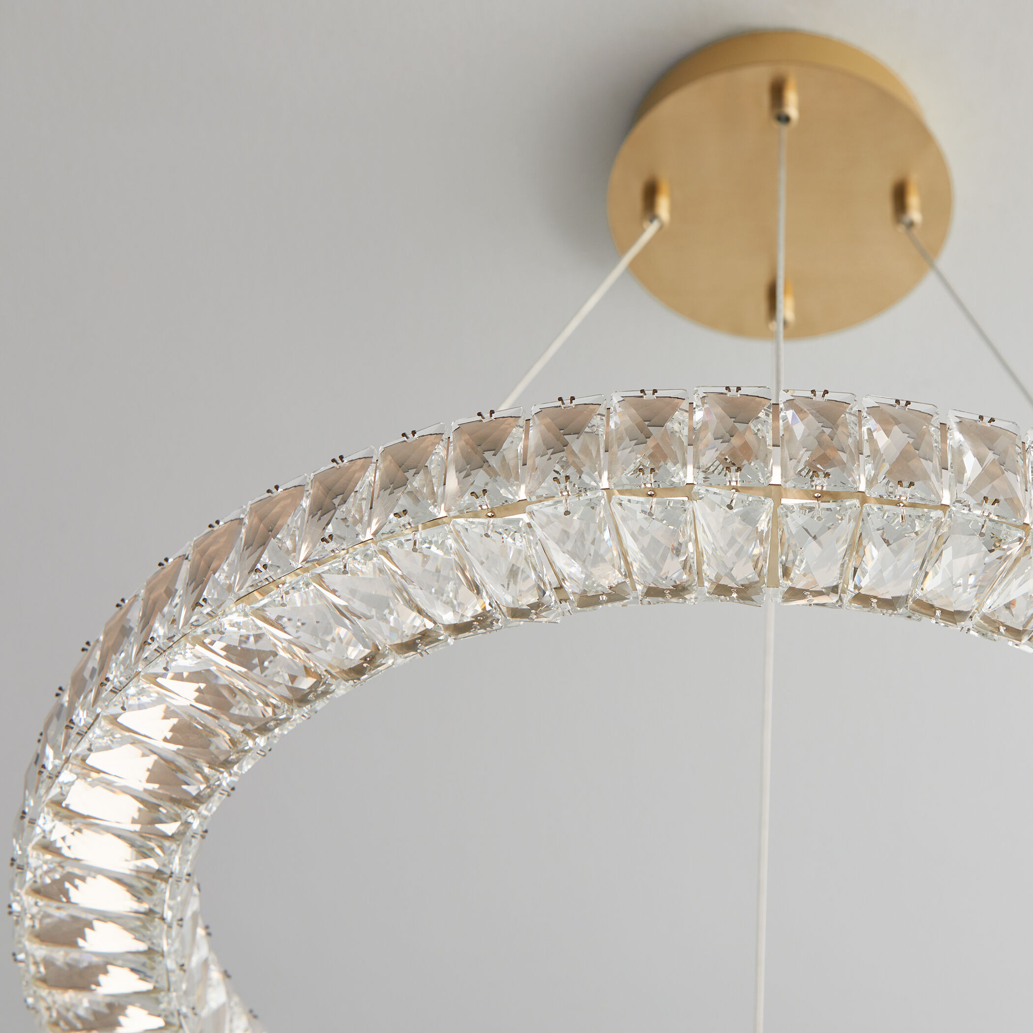 elan LED 24 inch Aged Brass Pendant Ceiling Light