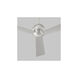 Rondure 54 inch Satin Nickel with Silver Blades Ceiling Fan