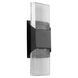 Esprit 2 Light 15 inch Black Outdoor Wall Sconce