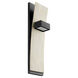 Dario 2 Light 4.25 inch Black/Weathered Oak Sconce Wall Light