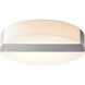 Aurora 1 Light 13.5 inch Satin Nickel Flush Mount Ceiling Light