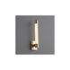 Zenith LED 4 inch Aged Brass Sconce Wall Light