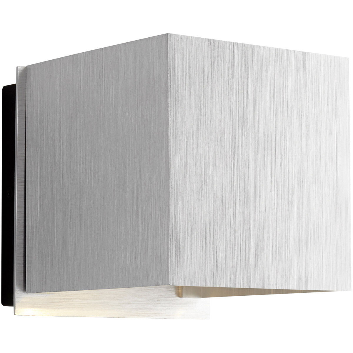 Kubo LED 5 inch Brushed Aluminum Outdoor Wall Sconce