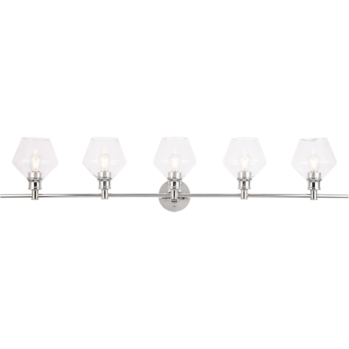 Rochester 5 Light 47 inch Chrome Wall sconce Wall Light